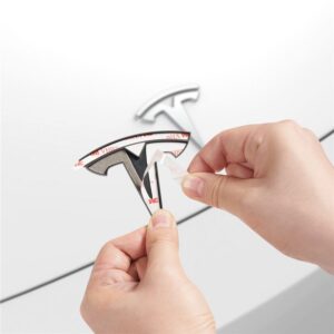 Spigen Tesla Front Emblem Logo Full Cover, juodos spalvos - Tesla Model 3 2024 - Image 20