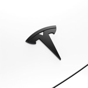 Spigen Tesla Front Emblem Logo Full Cover, carbon - Tesla Model 3 2024 - Image 6