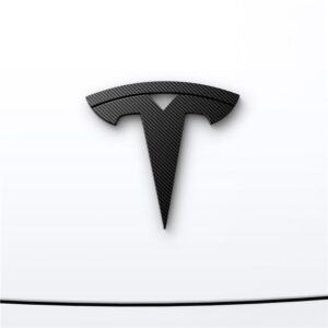 Spigen Tesla Front Emblem Logo Full Cover, carbon - Tesla Model 3 2024 - Image 7