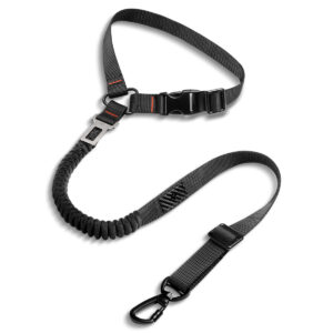 Spigen PS100 Universal Car Seat Belt Holder for pets juodos spalvos - Image 17