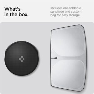 Spigen Tesla Car Front Windshield Sunshade, juodos spalvos - Tesla Model X - Image 12