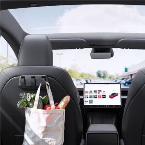 Spigen Tesla Car Seat Hook Holder, juodos spalvos - Tesla Model Y/3 - Image 5