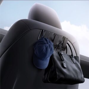 Spigen Tesla Car Seat Hook Holder, juodos spalvos - Tesla Model Y/3 - Image 16