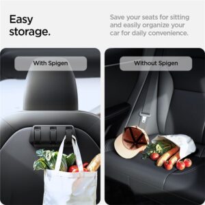 Spigen Tesla Car Seat Hook Holder, juodos spalvos - Tesla Model Y/3 - Image 19