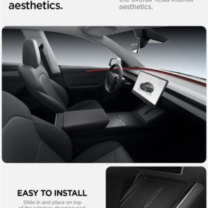 Spigen Tesla Wireless Charging Pad Cover, juodos spalvos - Tesla model Y 2025 - Image 13