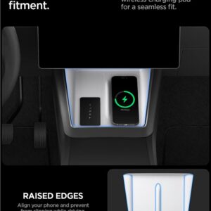 Spigen Tesla Wireless Charging Pad Cover, white - Tesla model Y 2025 - Image 11