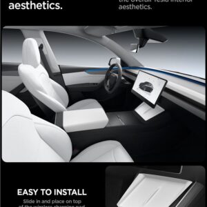 Spigen Tesla Wireless Charging Pad Cover, white - Tesla model Y 2025 - Image 14