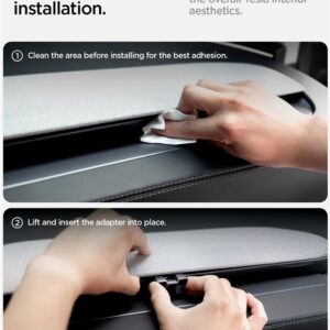 Spigen Tesla Air Freshener Adapter, juodos spalvos - Tesla Model 3 (2024)/Y(Juniper) - Image 13