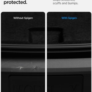 Spigen Rear Bumper Protector TG200-YJ, matte juodos spalvos - Tesla Model Y(Juniper) - Image 2