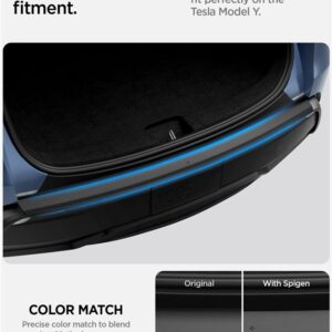 Spigen Rear Bumper Protector TG200-YJ, matte juodos spalvos - Tesla Model Y(Juniper) - Image 10