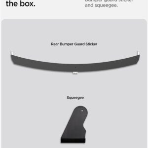 Spigen Rear Bumper Protector TG200-YJ, matte juodos spalvos - Tesla Model Y(Juniper) - Image 6