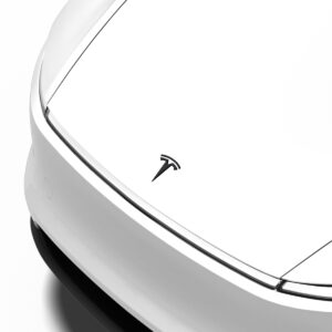 Spigen Tesla Front Emblem, juodos spalvos - Tesla Model Y(Juniper) - Image 3