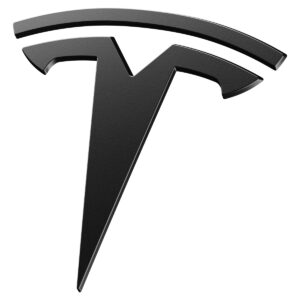Spigen Tesla Front Emblem, juodos spalvos - Tesla Model Y(Juniper)
