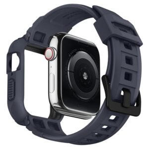 Spigen Rugged Armor Pro, pilkos spalvos - Apple Watch 45mm/44mm - Image 4
