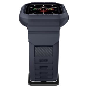 Spigen Rugged Armor Pro, pilkos spalvos - Apple Watch 45mm/44mm - Image 6
