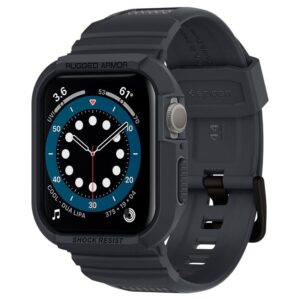 Spigen Rugged Armor Pro, pilkos spalvos - Apple Watch 45mm/44mm