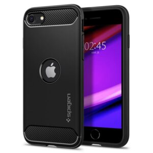 Spigen Rugged Armor - Case Apple iPhone SE 2022 / SE 2020 / 8 / 7 Black - Image 7