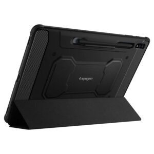 Spigen Rugged Armor Pro, juodos spalvos - Samsung Galaxy Tab S7+/S8+ - Image 4