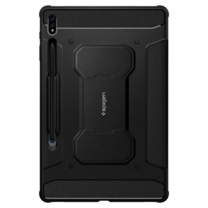 Spigen Rugged Armor Pro, juodos spalvos - Samsung Galaxy Tab S7+/S8+ - Image 16