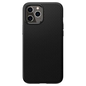 Spigen Liquid Air, juodos spalvos - Apple iPhone 12 Pro Max - Image 14