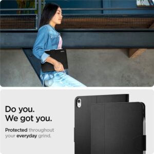 Spigen Liquid Air Folio, juodos spalvos - Apple iPad Air 10.9" (2022/2020)/11" 2024/2025/2026 - Image 8