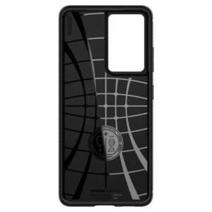 Spigen Rugged Armor, juodos spalvos - Samsung Galaxy S21 Ultra - Image 5