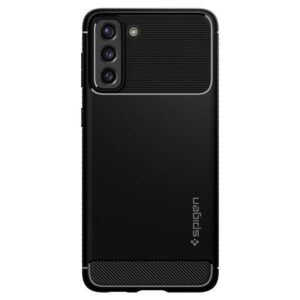 Spigen Rugged Armor, juodos spalvos - Samsung Galaxy S21 - Image 6