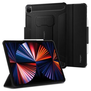 Spigen Rugged Armor Pro, juodos spalvos - Apple iPad Pro 12.9" (2022/2021)