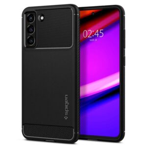 Spigen Rugged Armor Samsung Galaxy S21 FE dėklas telefonui matinės juodos spalvos - Image 10