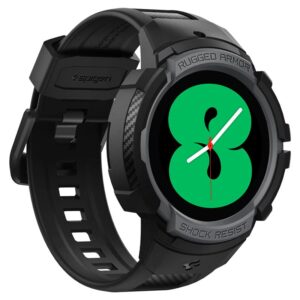 Spigen Rugged Armor Pro, charcoal pilkos spalvos - Samsung Galaxy Watch5/Watch4 40mm - Image 11