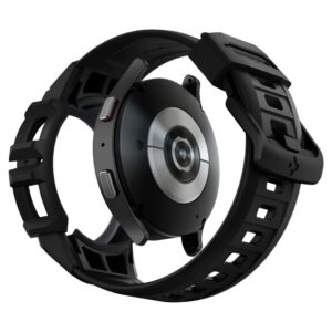 Spigen Rugged Armor Pro, charcoal pilkos spalvos - Samsung Galaxy Watch5/Watch4 40mm - Image 2