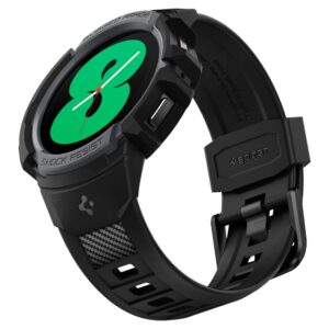 Spigen Rugged Armor Pro, charcoal pilkos spalvos - Samsung Galaxy Watch5/Watch4 40mm - Image 5