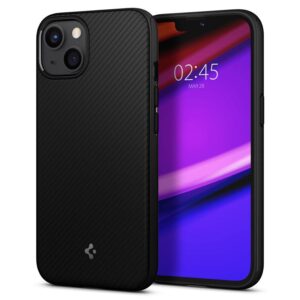 Spigen Mag Armor MagSafe Apple iPhone 13 MATTE juodos spalvos - Image 13