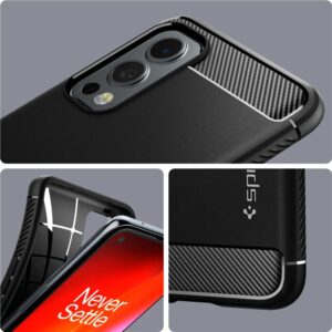 Spigen Rugged Armor, juodos spalvos - OnePlus Nord 2 5G - Image 8