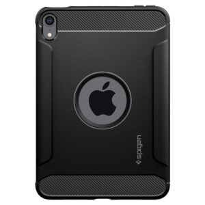 Spigen Rugged Armor, juodos spalvos - Apple iPad mini 2024/6 - Image 15