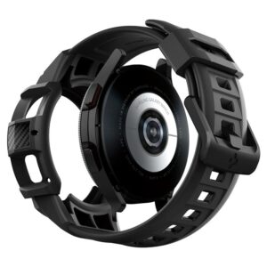 Spigen Rugged Armor Pro, juodos spalvos - Samsung Galaxy Watch 4 Classic (46mm) - Image 2