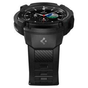 Spigen Rugged Armor Pro, juodos spalvos - Samsung Galaxy Watch 4 Classic (46mm) - Image 10