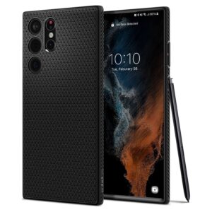 Spigen LIQUID AIR GALAXY S22 ULTRA MATTE BLACK - Image 10