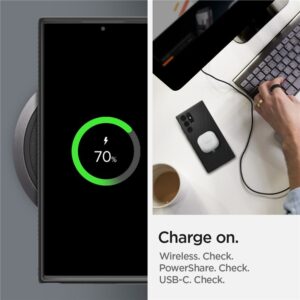 Spigen LIQUID AIR GALAXY S22 ULTRA MATTE BLACK - Image 15