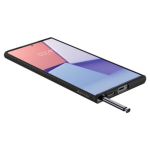 Spigen LIQUID AIR GALAXY S22 ULTRA MATTE BLACK - Image 19