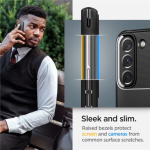 Spigen RUGGED ARMOR GALAXY S22 MATTE BLACK - Image 11