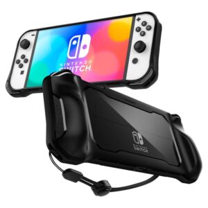 Spigen Rugged Armor, juodos spalvos - Nintendo Switch OLED