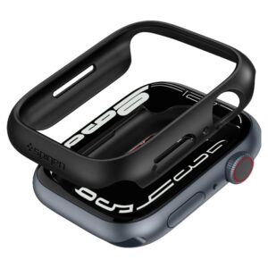 Spigen Thin Fit – Case for Apple Watch 8 / 7 41 mm (Black) - Image 7