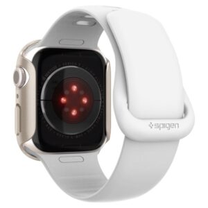 Spigen Thin Fit – Case for Apple Watch 8 / 7 41 mm (Starlight) - Image 9