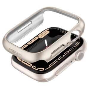 Spigen Thin Fit – Case for Apple Watch 8 / 7 41 mm (Starlight) - Image 7