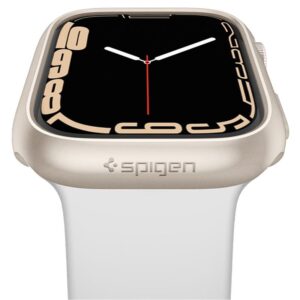 Spigen Thin Fit – Case for Apple Watch 8 / 7 41 mm (Starlight) - Image 11