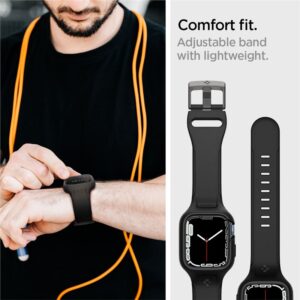 Spigen Liquid Air Pro, juodos spalvos - Apple Watch 9/8/7 41mm - Image 14