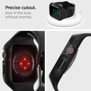 Spigen Liquid Air Pro, juodos spalvos - Apple Watch 9/8/7 41mm - Image 15