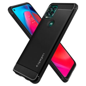 Spigen Rugged Armor, juodos spalvos - Motorola Moto G Stylus 5G - Image 11