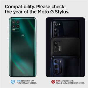 Spigen Rugged Armor, juodos spalvos - Motorola Moto G Stylus 5G - Image 17